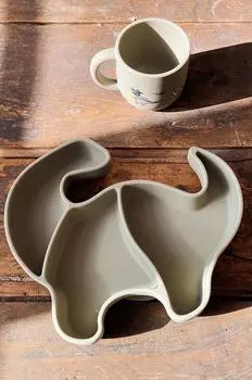 Konges Sljd Детский обеденный сервиз, серый