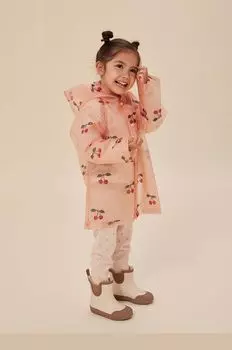 Konges Sljd Детский плащ, розовый