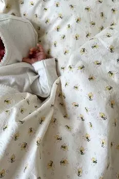 Konges Sljd Детское хлопковое постельное белье, белый
