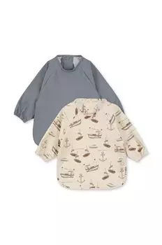 Konges Sljd Нагрудник, 2 шт., синий