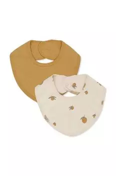 Konges Sljd Нагрудник, 2 шт., зеленый