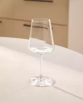 Конический кристаллический бокал для вина Zara Home, прозрачный