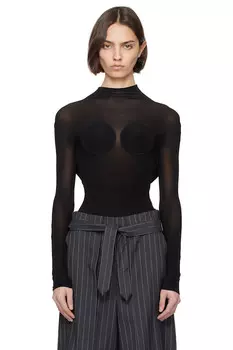 Конический топ без спинки Jean Paul Gaultier, черный