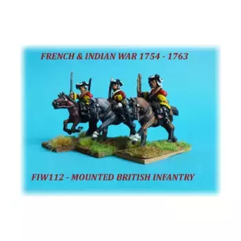 Конная британская пехота, French & Indian War 1754-1763 (28mm)