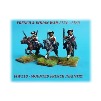 Конная французская пехота, French & Indian War 1754-1763 (28mm)