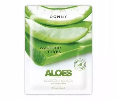 Конни, успокаивающая маска для лица с алоэ., Conny