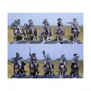 Конные офицеры, Blue and the Gray Miniatures - Confederate (15mm)