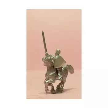 Конные сержанты с разными шлемами, кольчугой, большим щитом, L. и UH., Medieval Miniatures - Feudal & Early Medieval - Command (15mm)