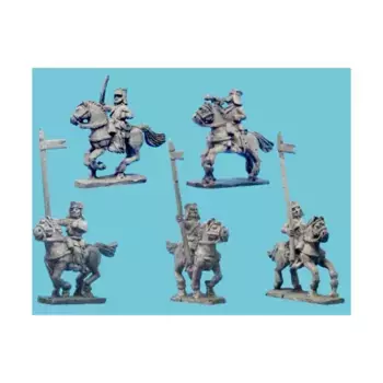 Конные уланы с командованием, Colonial Wars - Indian Mutiny - British (15mm) (Blue Moon)