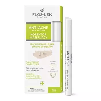 Консилер Anti-Acne 24h System Light 1 133 г Floslek