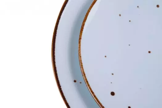 Konsimo ALUMINA сервиз обеденный на 6 персон (18 предметов), синий, фарфор, элегантный, 30х30х32,5 см