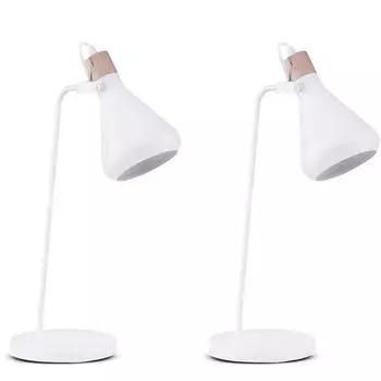 KONSIMO комплект из 2-х торшеров в скандинавском стиле "CORTODI", белый, металл