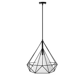 КОНСИМО подвесной светильник "АКОС", черный, металл Konsimo