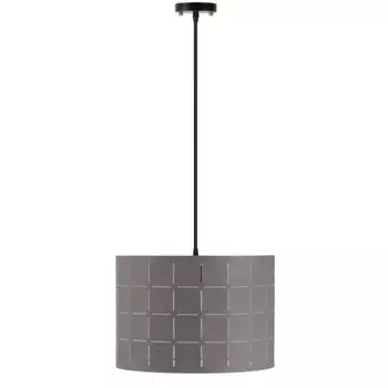 КОНСИМО подвесной светильник "ЛОРАН", черный, ткань Konsimo