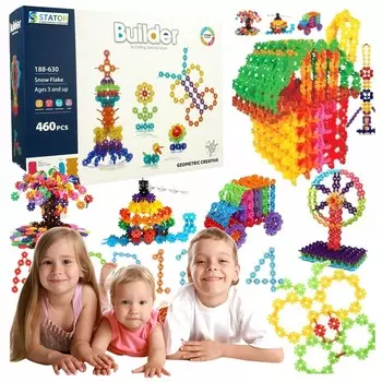 КОНСТРУКЦИОННЫЕ БЛОКИ ВАФЛИ ДИСКИ ПРОСТРАНСТВЕННЫЙ ПАЗЛ В ПОДАРОК детям Z2024 Stator