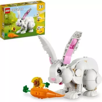 Конструктор детский пластиковый Lego Creator Белый кролик, 258 деталей