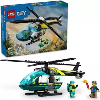 Конструктор детский пластиковый Lego Спасательный вертолет, 226 деталей
