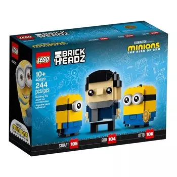 Конструктор LEGO BrickHeadz 40420 Грю, Стюарт и Отто