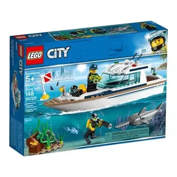 Конструктор LEGO City 60221 Яхта для дайвинга