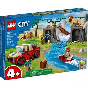 Конструктор LEGO City 60301 Спасательный внедорожник для зверей