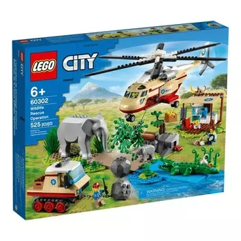 Конструктор LEGO City 60302 Операция по спасению зверей