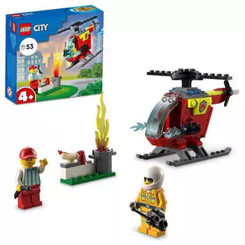 Конструктор LEGO City 60318 Пожарный вертолет