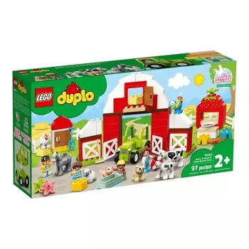 Конструктор LEGO DUPLO 10952 Фермерский трактор, домик и животные