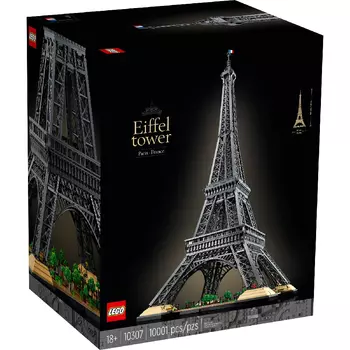 Конструктор Lego Eiffel tower 10307, 10001 деталь