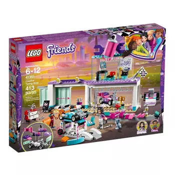 Конструктор LEGO Friends 41351 Творческая мастерская по тюнингу автомобилей