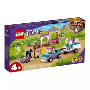 Конструктор LEGO Friends 41441 Тренировка лошади и прицеп для перевозки