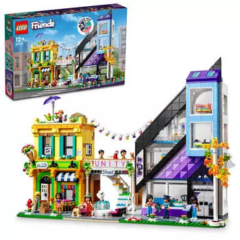 Конструктор LEGO Friends Магазин цветов и домашнего декора в центре города 41732, 2010 деталей
