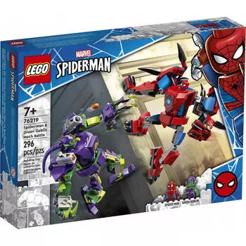 Конструктор LEGO Marvel Super Heroes 76219 Битва роботов Человека-паука и Зелёного Гоблина