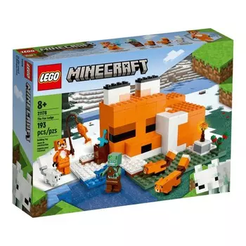 Конструктор LEGO Minecraft 21178 Лисья хижина