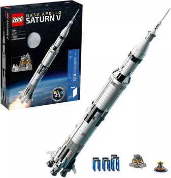 Конструктор Lego NASA Apollo Saturn V, 100 см