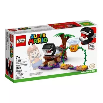 Конструктор LEGO Super Mario 71381 Набор Кусалкин на цепи — встреча в джунглях