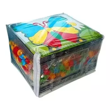 Конструктор пластиковый Akiek Волшебные пуговицы, 15 деталей