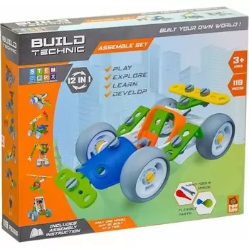 Конструктор пластиковый Asya Oyuncak 12-в-1