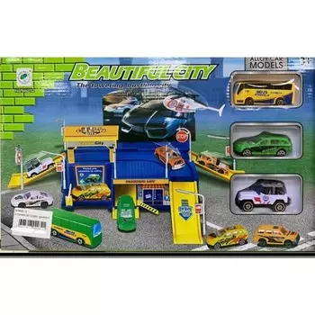 Конструктор пластиковый Asya Oyuncak Моя прекрасная городская парковка