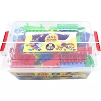 Конструктор пластиковый Asya Oyuncak в боксе, 182 деталей