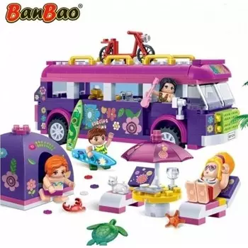 Конструктор пластиковый Banbao Пляжный день, 375 предметов