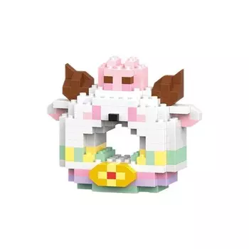 Конструктор пластиковый Baoshifuhaowu Donut, белый