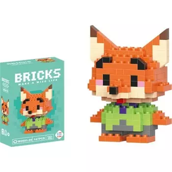 Конструктор пластиковый Baoshifuhaowu Лис Ник