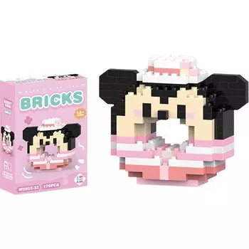 Конструктор пластиковый Baoshifuhaowu Minnie Mouse Пончик