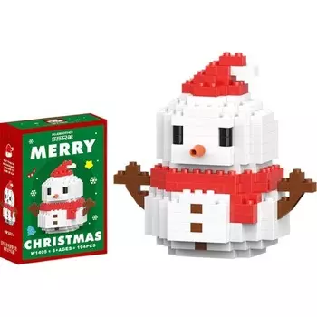 Конструктор пластиковый Baoshifuhaowu Снеговик