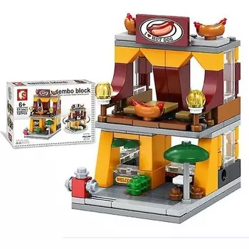 Конструктор пластиковый Bdz Mall Сосисочная, 137 деталей