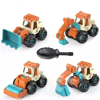 Конструктор пластиковый Betty Becky Строительная машина