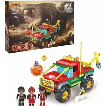 Конструктор пластиковый Blx Шахтёрская машина, 207 деталей