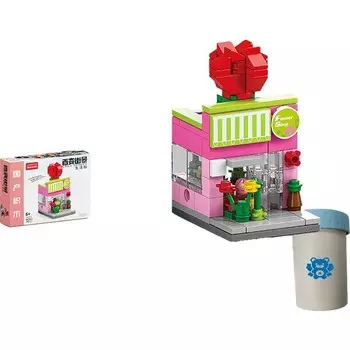 Конструктор пластиковый Brave Bull Цветочный магазин