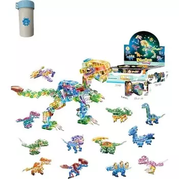Конструктор пластиковый Brave Bull Динозавр 12-в-1