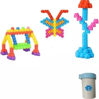 Конструктор пластиковый Brave Bull Красочные блоки